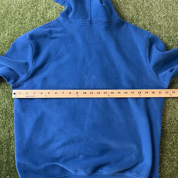 Gap Hoodie Adult Large Blue Spellout Logo Y2K Style Comfort Casual City Fall - Picture 7 of 8
